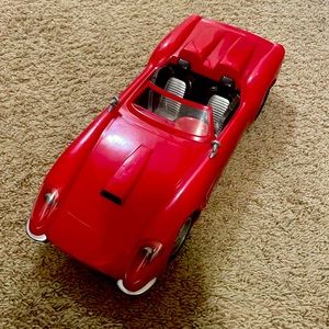 Barbie car, Red Convertible sports car. Excellent condition.